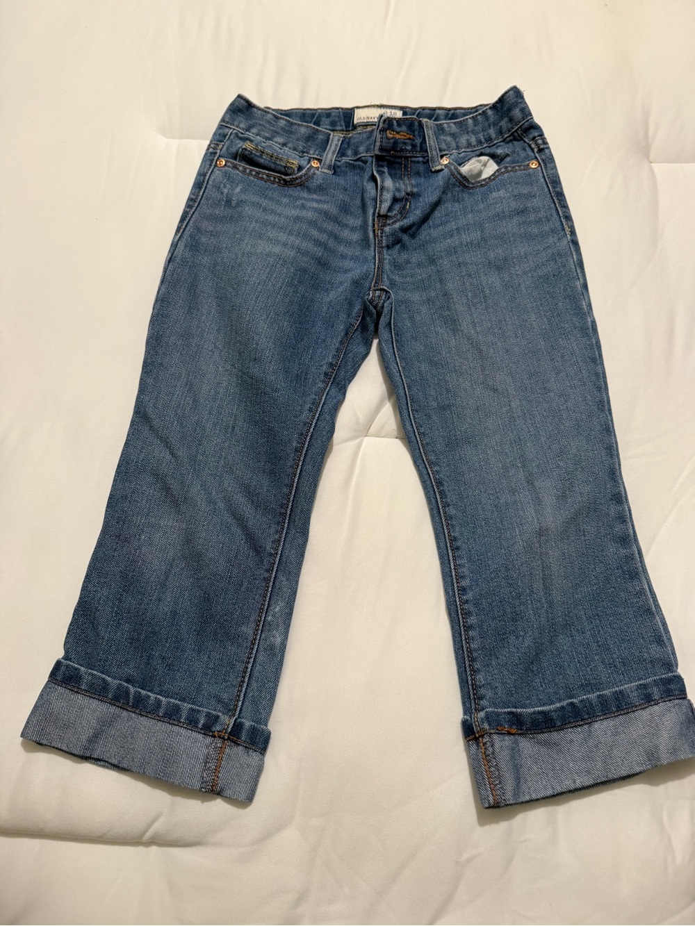 Old Navy Women's Cropped Blue Denim Jeans